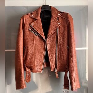 Mackage x Aritzia Rumer Pebbled Leather Jacket sz M